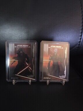 Topps Star Wars Masterwork Kylo Ren & Grand Inquisitor Dark Side Trading Cards